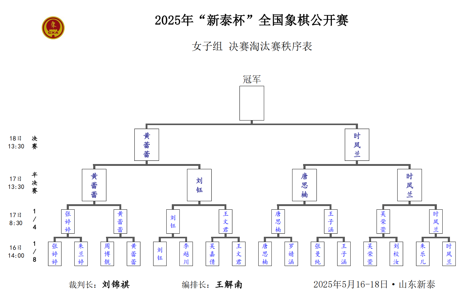 新泰杯赛况| 2025年“新泰杯”全国象棋公开赛 曹岩磊强势晋级